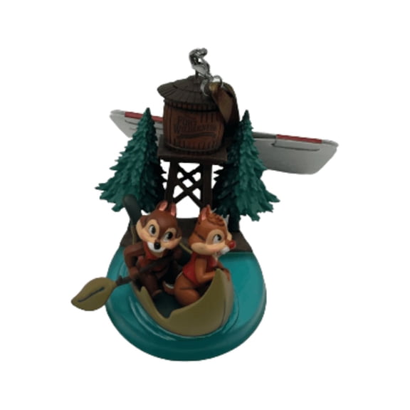 Disney Fort Wilderness Resort & Campground Chip n' Dale Christmas Ornament New