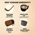 thumbnail image 5 of ENERGIFY Vacuum Insulated Thermos Food Container, Stainless Steel, 17oz, Spiced Copper, 5 of 7
