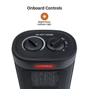 Comfort Zone 1,000-Watt Fan Forced Space Heater with Adjustable Thermostat