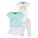 thumbnail image 1 of Set Gerber 1 Pañalero, 1 Playera, 1 Pantalón y 1 Falda Niña Talla 0-3M, 1 of 5