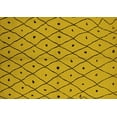 thumbnail image 1 of Ahgly Company Indoor Rectangle Solid Yellow Modern Area Rugs, 2' x 4', 1 of 4