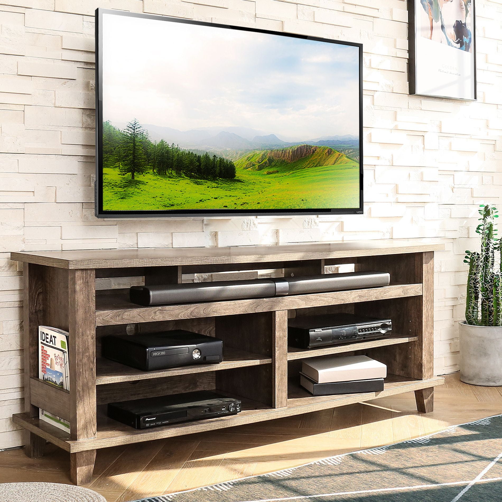 Wampat 58" TV Stand for TV's up to 70" Flat Screen ...