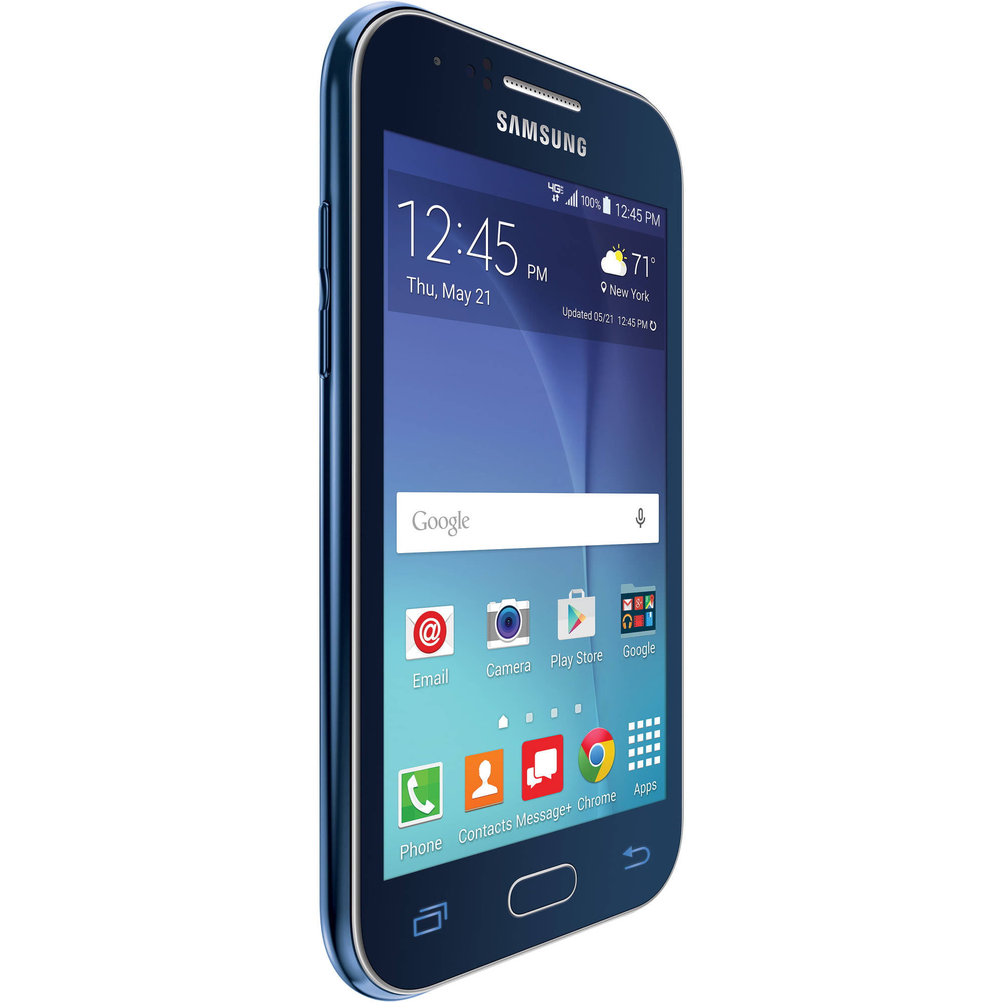 frágil dividir Altitud Verizon Samsung J1 8GB Prepaid Smartphone, Blue - Walmart.com