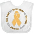 thumbnail image 3 of Inktastic Word Circle-childhood Cancer Awareness Boys or Girls Baby Bib, 3 of 4