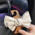 thumbnail image 5 of 2 pcs Bowknot Design Car Seat Back Hooks,Multipurpose Automotive Organize Decoration, 5 of 5