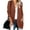 Brick Red, variant on Womens Loose Open Front Long Sleeve Casual Knit Sweaters Coat with Pockets