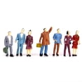thumbnail image 5 of Set 50pcs Hand Painted Model Train Figures-People Passengers Scale HO (1 to 87), 5 of 6