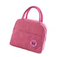 thumbnail image 4 of Box Lunch Bag High Capacity Reusable Tote Heat Preservation Dinner Insulation Hangbag, 4 of 5