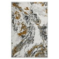 thumbnail image 6 of Luxe Weavers Abstract Marble Gold 2x3 Area Rug for Entryway, 6 of 7
