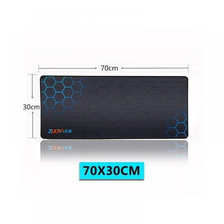 Extended Gaming Mouse Pad with Stitched Edges  Large Mousepad with Premium-Textured Cloth  Non-Slip Rubber Base  Waterproof Keyboard Pad  Desk Mat for Gamer  Office & Home  27.5 x 11.8 Inch