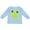 AE-Light Blue, variant on Inktastic Cute Frog, Little Frog, Baby Frog, Green Frog Boys or Girls Long Sleeve Toddler T-Shirt