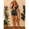 thumbnail image 5 of DARING DIVA Women's No Padded Halter Bikini Sets 3 Pieces S Black, 5 of 6