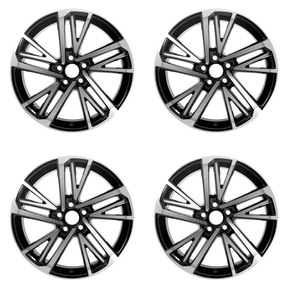 For Toyota Camry OEM Design Wheel 19" 19x8 2025 Machined Black Set of 4 Replacement Rim