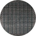 thumbnail image 1 of Ahgly Company Machine Washable Indoor Round Contemporary Smokey Gray Area Rugs, 7' Round, 1 of 7