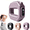 Purple, variant on Compact Fitness Ring for Home Gym Use, Ab Machine USB Rechargeable Gear for Abdomen/Arm/Leg, Multifunctional Full-Body Fascia Ring R10, Lightweight, 6 Intensity Levels with Massager Function