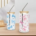 thumbnail image 3 of UV DTF Cup Wraps Bow Conquette: 8 Pcs Pink Bow Cherry Cup Stickers Conquette UV DTF Transfer Stickers Wraps for 16 OZ Glass Sweet Bowknot Ribbon Stickers DIY Decor for Girls Creaative Gifts, 3 of 7