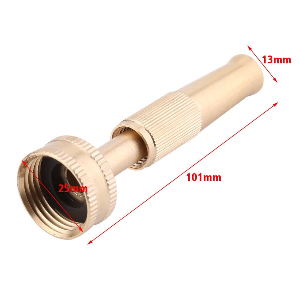Tebru Water Spray Nozzle,Adjustable Brass Construction High Pressure