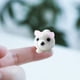 thumbnail image 4 of Figura de vidrio de 2 piezas, perro, hecha a mano, mini figura de animal de vidrio soplado, decoración artística de Art Glass, 4 of 5