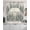 SeaGreen, variant on Black Grey Vintage Swag Kitchen Curtains Sets for Windows 24 Inch Length, Retro Abstract Art Short Window Curtain Panels Swags Valances and Tiers 3 Piece Set for Cafe/Dining Room
