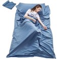 thumbnail image 2 of Doublure de Sac de Couchage Voyage Camping Drap Léger Drap d'Hôtel Compact Sac de Couchage Léger Respirant Doublures Chaudes Spacieux Compatible Camping, 2 of 4