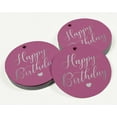 thumbnail image 3 of Inkdotpot Happy Birthday Bottle Tag Real Silver Foil Favor Hang Tags Pack Of 100, 3 of 7