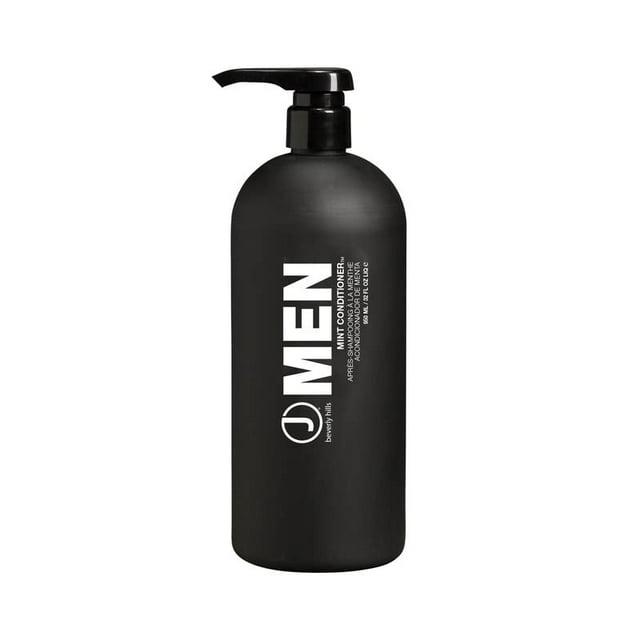 Acondicionador de menta para hombres J Beverly Hills con aceite de aguacate para humectación y fuerza, 32 onzas