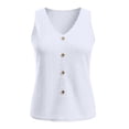 thumbnail image 4 of ShomPort Womens Tank Tops Trendy Eyelet V Neck Loose Sleeveless Shirts Casual Summer Tops, 4 of 6