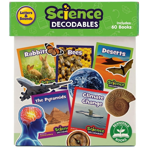 Junior Learning Science Decodables Non-Fiction Boxed Educational Learning Set