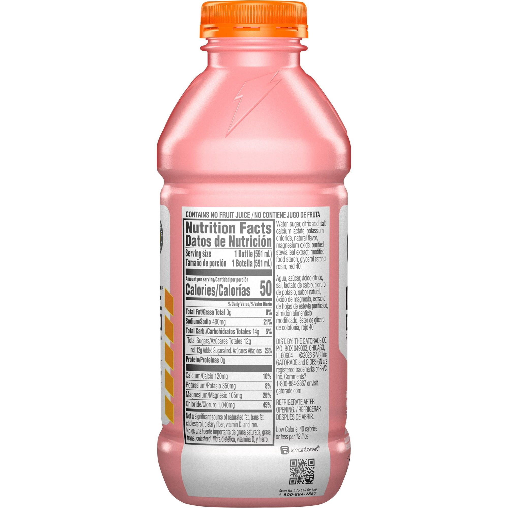 Gatorade Gatorlyte, Strawberry Kiwi Sports Drinks, 20 fl oz Rapid Rehydration Electrolyte Drink  4 Bottle