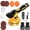 12V Household Model with 2 Batteries, variant on Cordless Car Buffer Polishing Machine Kit with LED Display, DA Polisher with 6 Speeds & Optional Extra Accessories