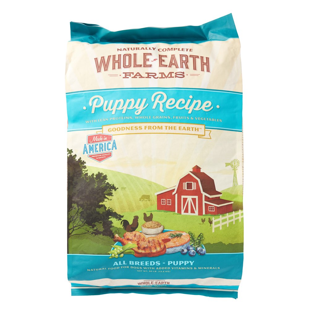 Whole Earth Farms Puppy Recipe Dry Dog Food, 30 lb - Walmart.com - Walmart.com