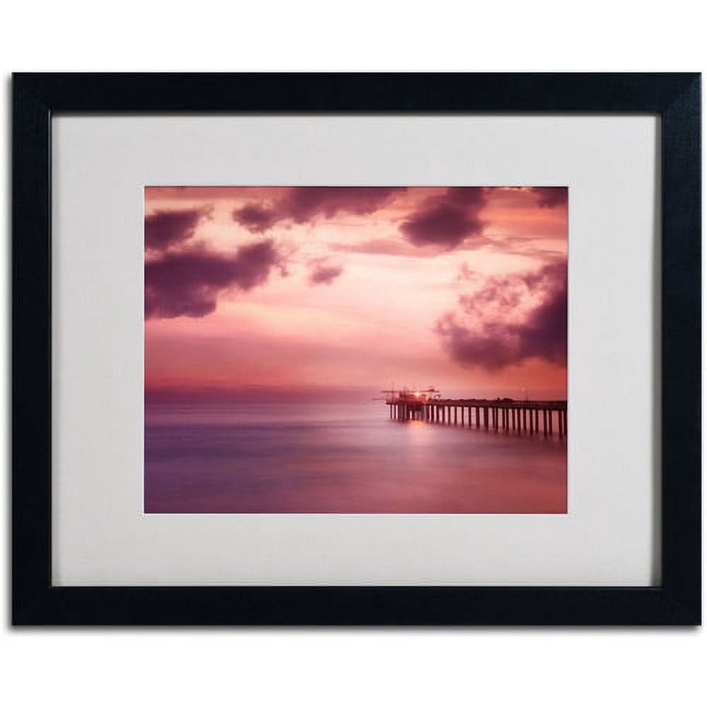 Trademark Fine Art "Rose Bonbon" Matted Framed Art by Philippe Sainte-Laudy