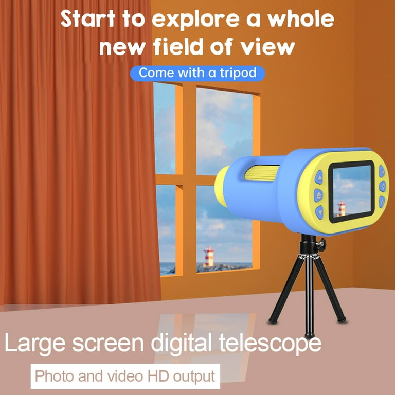 Portable Portatif Microscope-For Enfants 200x Led-Illuminated Poche  Microscope