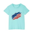 thumbnail image 6 of CFLVAEK American Flag T Shirts for Kids Casual Short Sleeve Round Neck Cotton Tshirt 4th of July Patriotic Tshirts Celebrate Indenpendence Day Tops 4 Years, 6 of 7