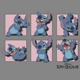 thumbnail image 2 of Boy's Lilo & Stitch Poses in Pink Panels Performance Graphic Tee Charcoal Heather Large, 2 of 4