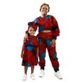 thumbnail image 3 of 2Pc Female Wine Red Sporty Pant Set, 3 of 4