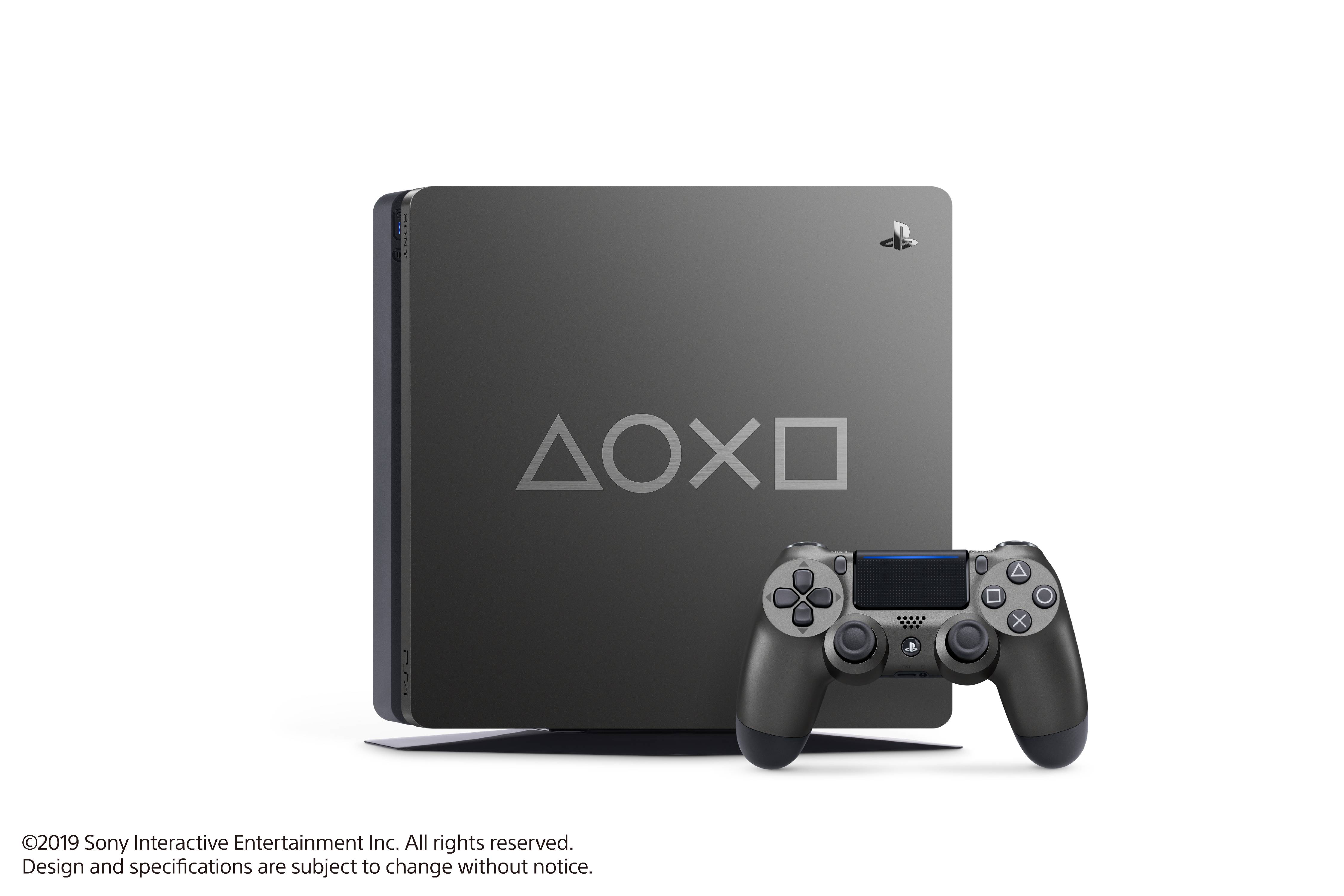 Limited Edition PlayStation4 Slim 1TB, Days of Play, Steel Black - image 2 of 7