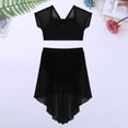 thumbnail image 5 of DPOIS Big Girls' Modern Lyrical Ballet Dance Gymnastics 2PCS Outfits, 5 of 7