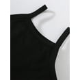 thumbnail image 5 of CIYCuIT Toddler Baby Girls Casual Shorts Sets 6M 9M 12M 18M 24M 3T Sleeveless Spaghetti Straps Camisole + Striped Shorts 2Pcs Infant Summer Daily Outfits, 5 of 7