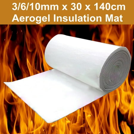 - 30x140cm 3/6/10mm Super Light Silica Aerogel Insulation Hydrophobic Mat