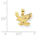 thumbnail image 3 of 10k Yellow Gold Polished Finish Eagle Pendant, 3 of 3