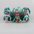 thumbnail image 1 of Anime japonés Hatsune Miku muñeca fiesta decoración PVC sin caja6 piezasNINGUNA CAJA zhangyuxiang unisex, 1 of 2