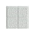 thumbnail image 1 of Fasade Easy Installation Traditional 10 Gloss White Glue Up Ceiling Tile/ Ceiling Panel (12" X 12" Sample), 1 of 1