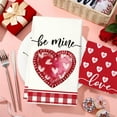 thumbnail image 6 of AuroraX Valentine'S Day Kitchen Hand Towels Absorbent Microfiber Heart Print Dish Towels Soft Decorative Reusable Cleaning Quick Drying Holiday Dish Cloths for Dish Rags Drying Dishes(24x16 Inch), 6 of 6