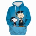 thumbnail image 4 of Nueva sudadera con capucha con estampado de dibujos animados de Snoopy, con forma de corazón, para mujer, bonita sudadera holgada con dibujos animados, informal, versátil y a la moda, 4 of 5
