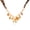 JDN0207031, variant on 18K Gold-Plated Stainless Steel Leopard Print Charm Necklace with Tiger's Eye & Acrylic - Boho Chic, Durable & Hypoallergenic, Perfect Gift for Her
