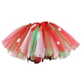 thumbnail image 3 of Women's Tutu Skirt Vintage Polka Dots Ballet Bubble Dance Skirts (White XS), 3 of 5