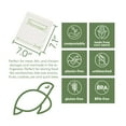 thumbnail image 2 of 100% Compostable Food Storage Bags [Quart 100 Pack] Eco-Friendly Freezer Bags Resealable Bags Heavy-Duty Reusable Off-White By Earth'S Natural Alternative, 2 of 4