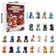 thumbnail image 2 of Decoración de Papá Noel 24 Ornamentos de Figuras Conjunto de Papá Noel Negro para la Decoración Del Árbol de Navidad, 2 of 2