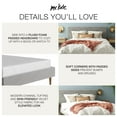thumbnail image 6 of Mr. Kate Daphne Upholstered Bed with Vertical Channel Tufted Headboard, Queen, Light Gray Velvet, 6 of 26
